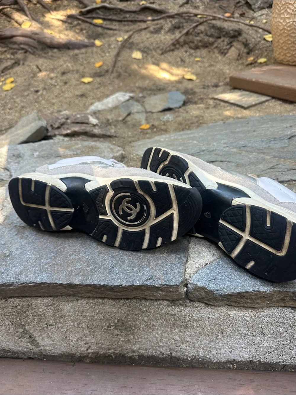 Chanel  CC Logo Sneakers